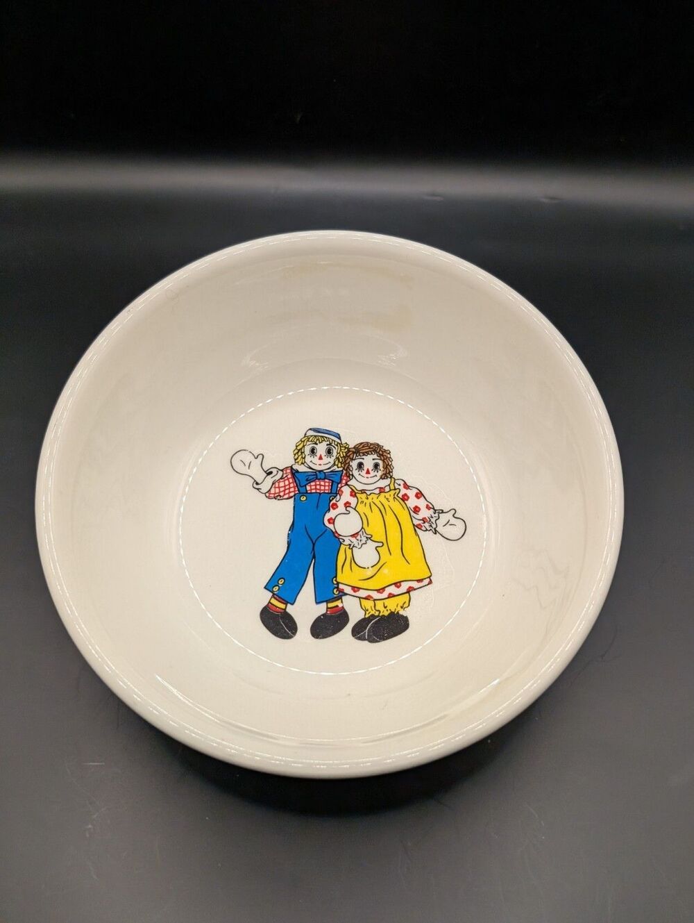 Raggedy Ann & Andy Ceramic Cereal Bowl and Cup Taylor Smith and Taylor